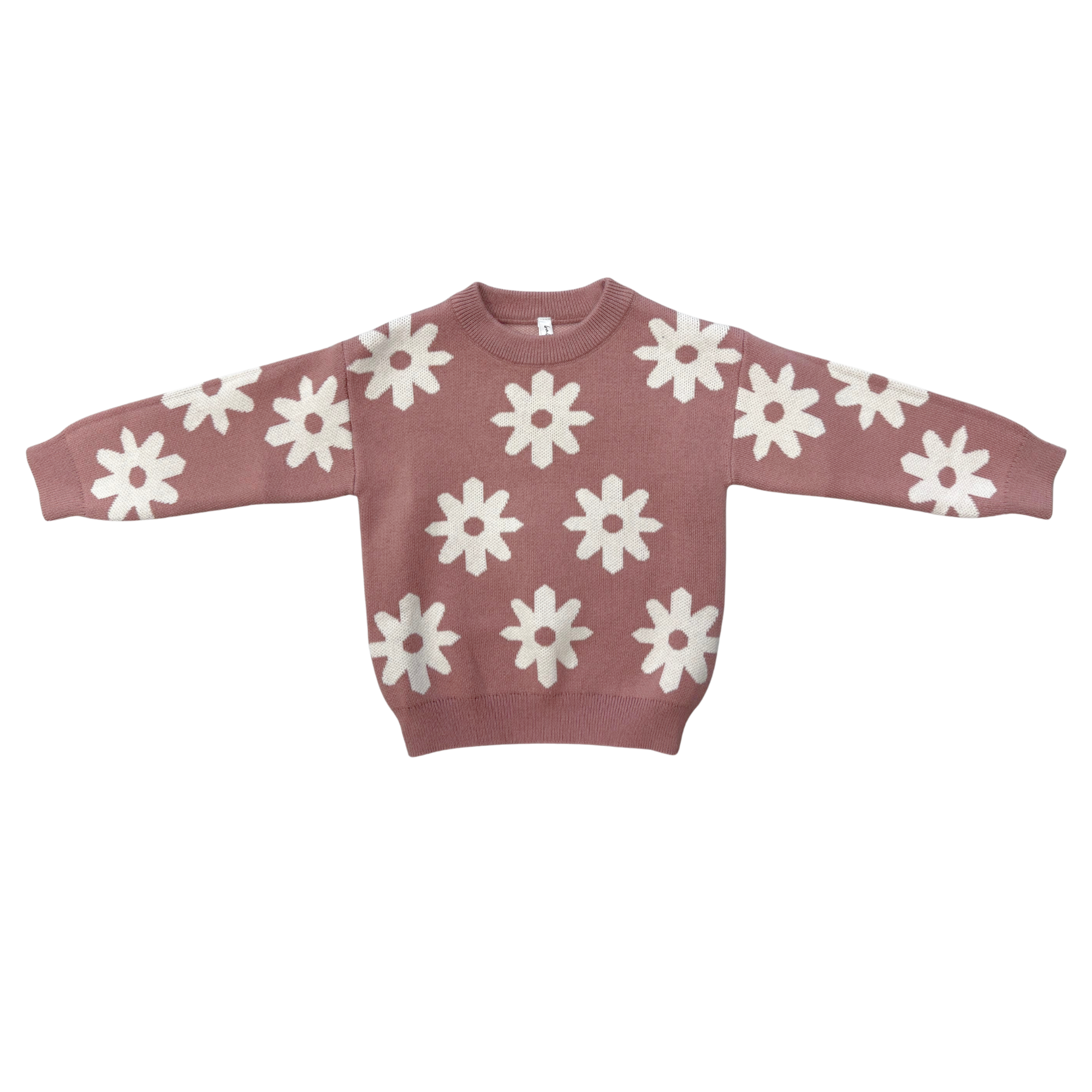 Babysprouts Knit Sweater | Rose Daisies