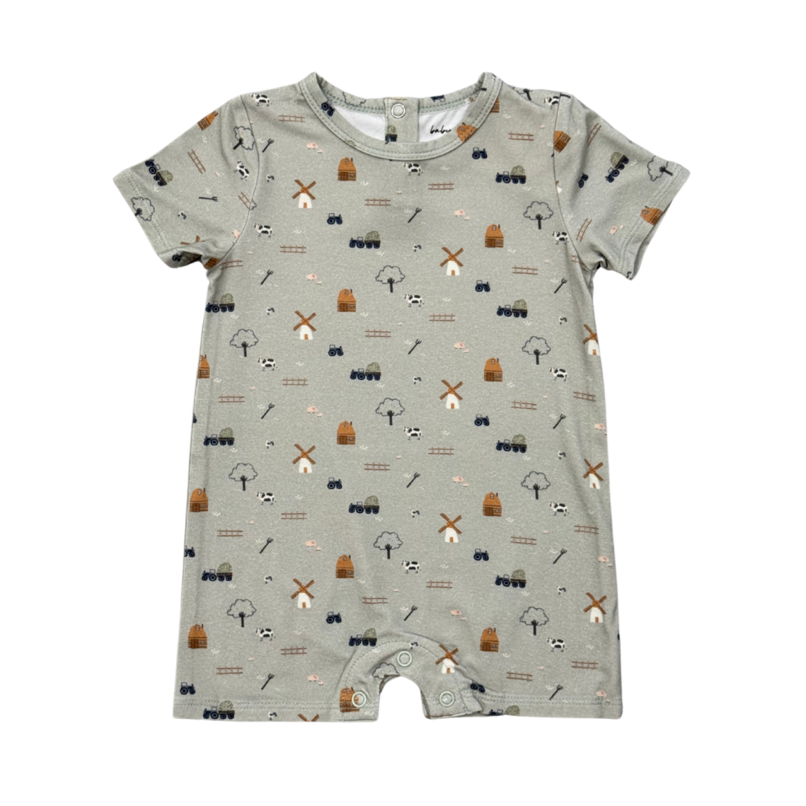 Babysprouts Tee Romper | Farm