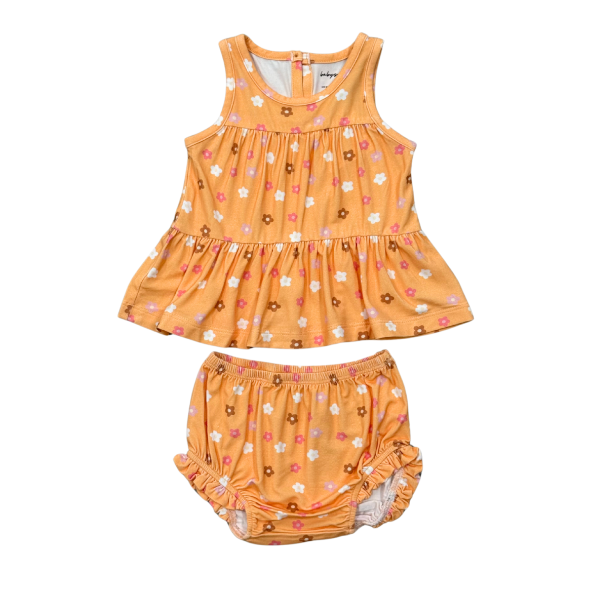 Babysprouts Peplum and Bloomer Set | Desert Mist Blooms