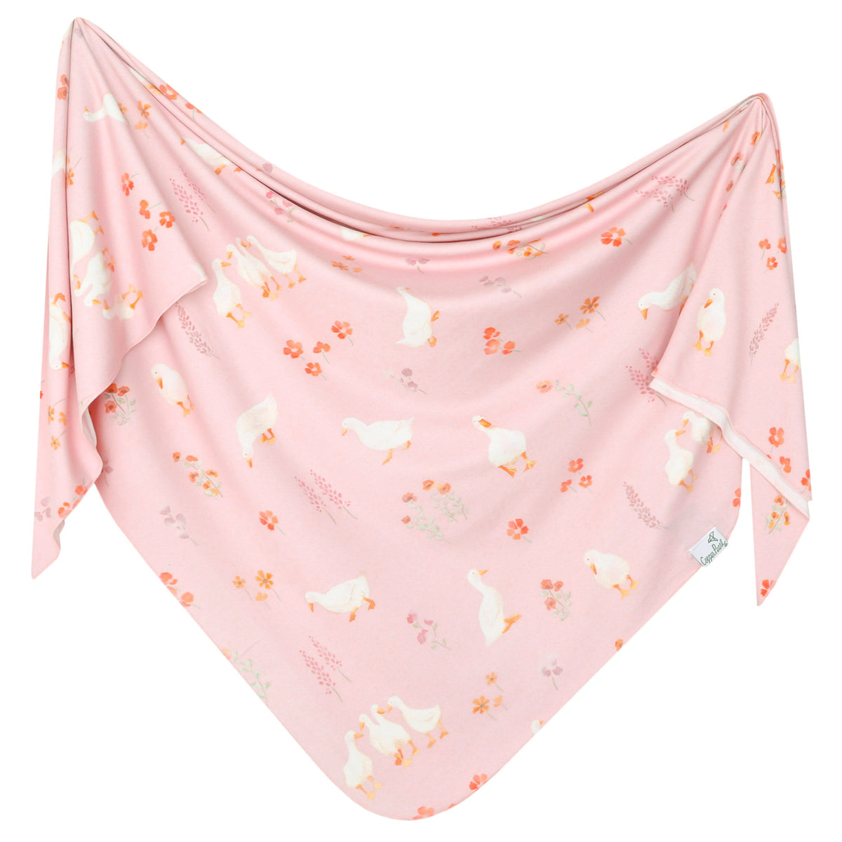 Copper Pearl Knit Swaddle Blanket Single | Gigi
