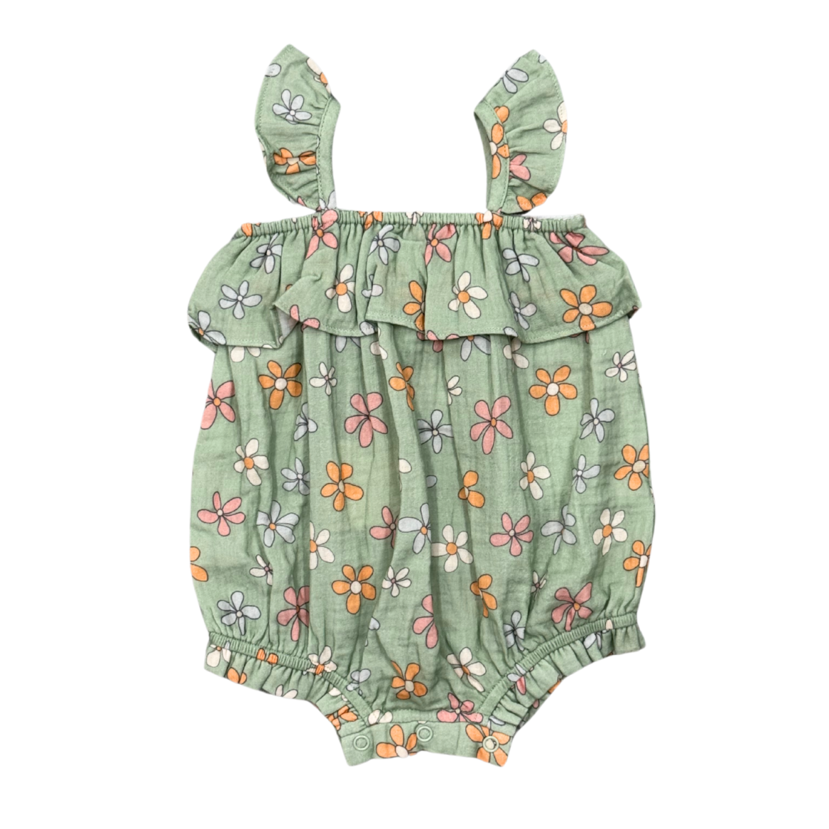 Babysprouts Gauze Bubble Romper | Sketched Daisy
