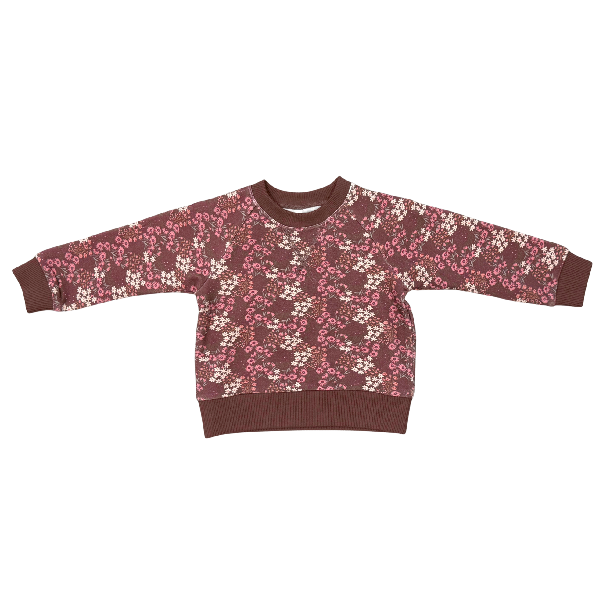 Babysprouts Girl's Sweatshirt | Cluster Garden Floral