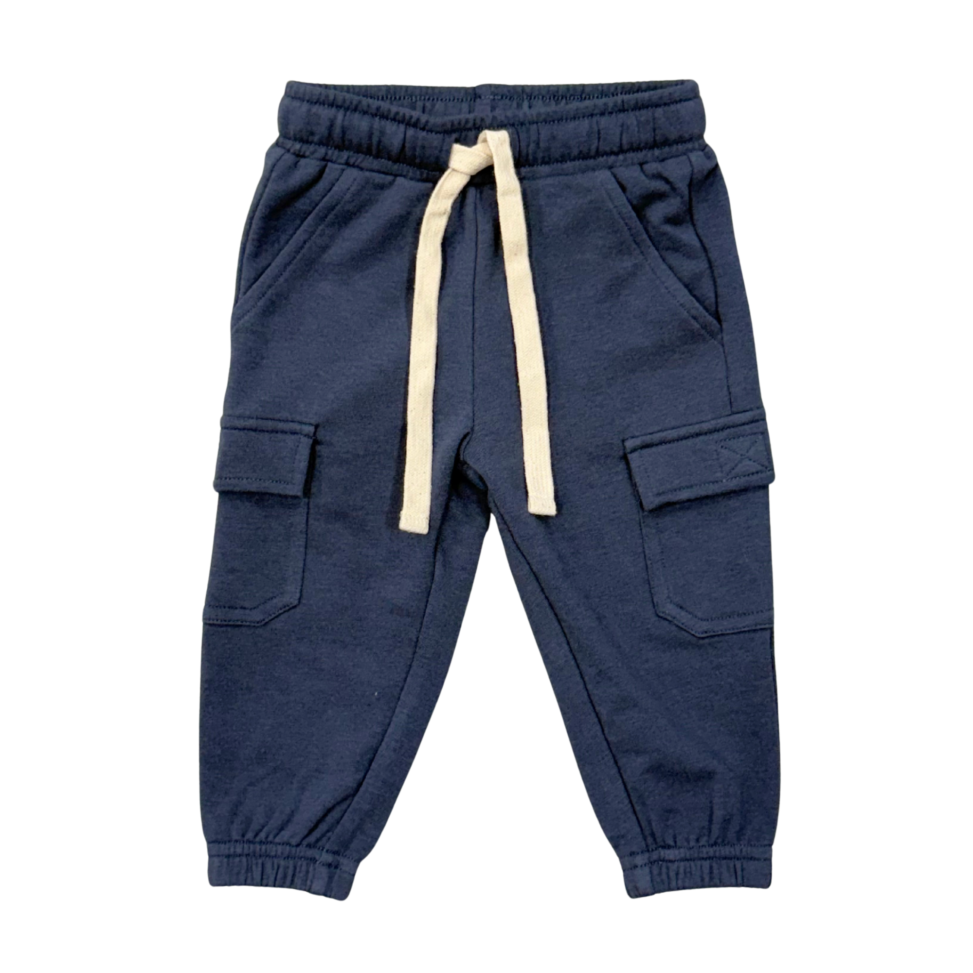 Babysprouts Boy's Cargo Pants | Nightfall Blue
