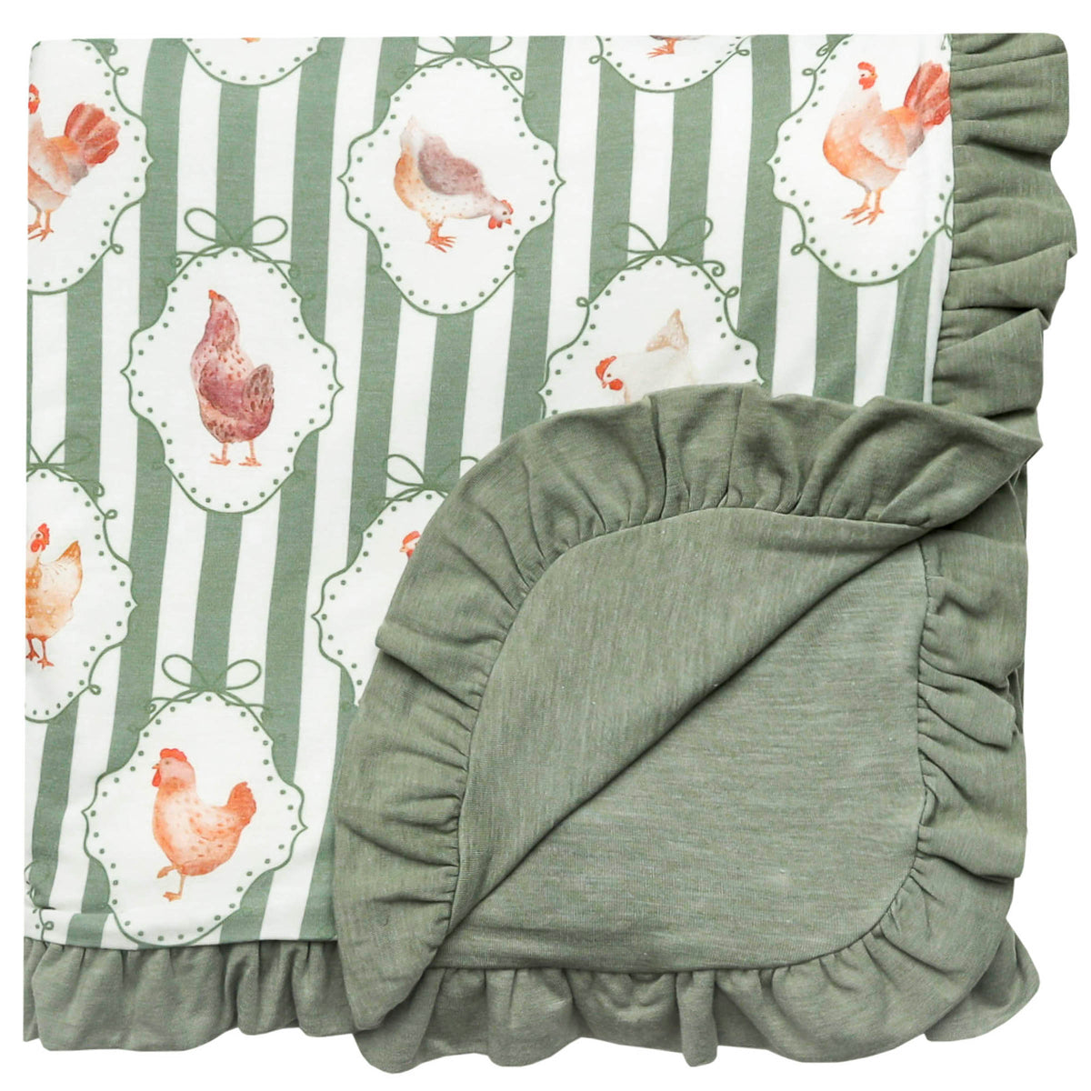 Copper Pearl Ruffled 3 Layer Quilt | Constance