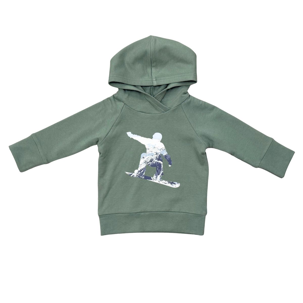 Babysprouts Boy's Raglan Hoodie | Snowboard