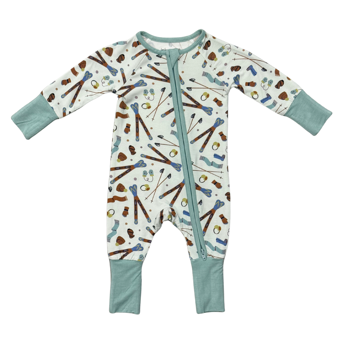 Babysprouts Zip Romper | Boy's Ski