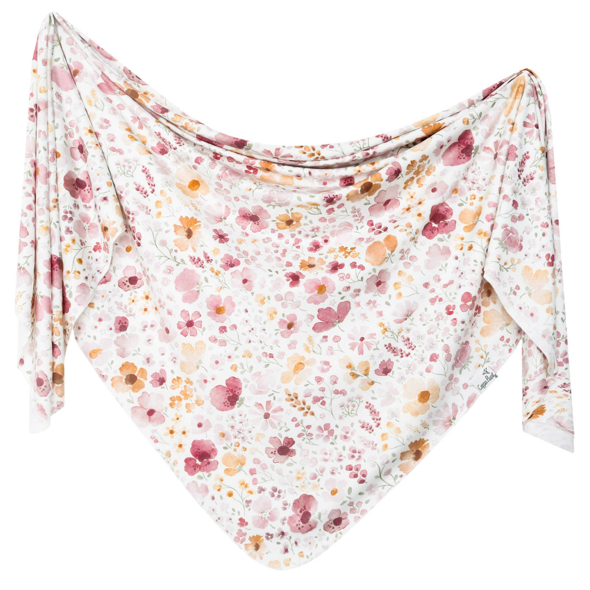Copper Pearl Knit Swaddle Blanket Single | Diana