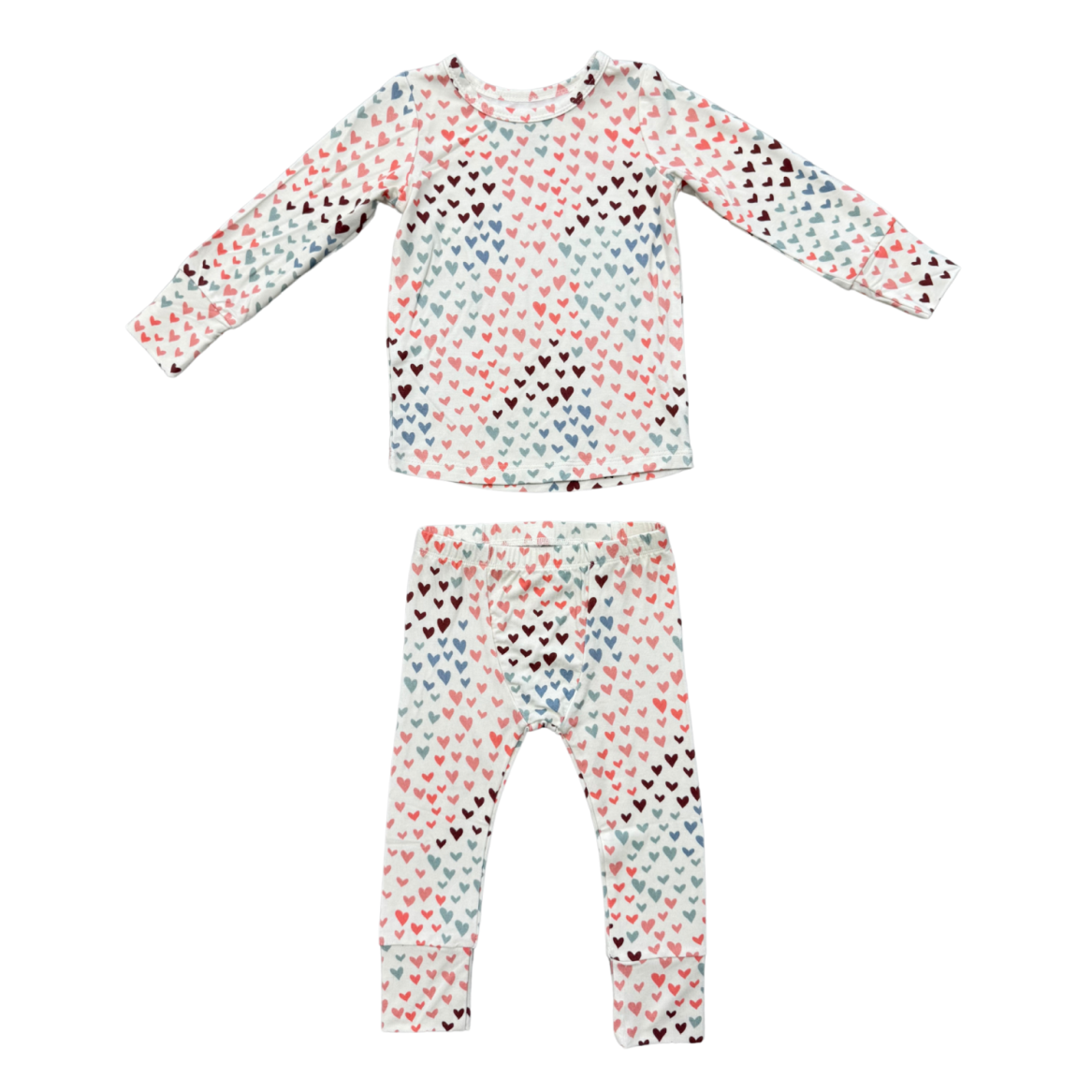 Babysprouts Lounge Set | Rainbow Hearts