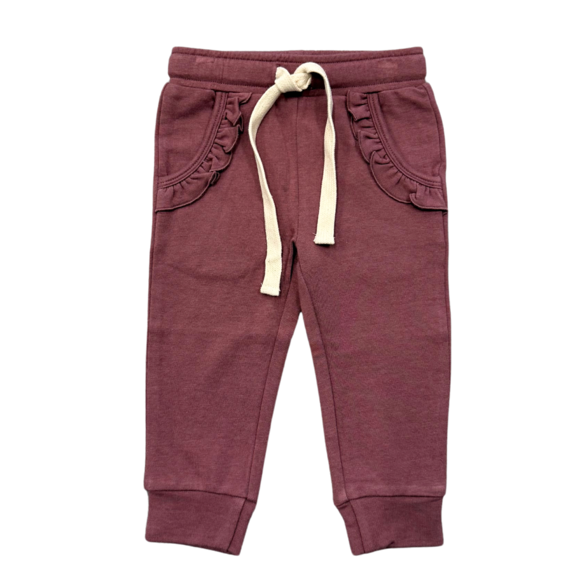 Babysprouts Girl's Joggers | Rose Brown