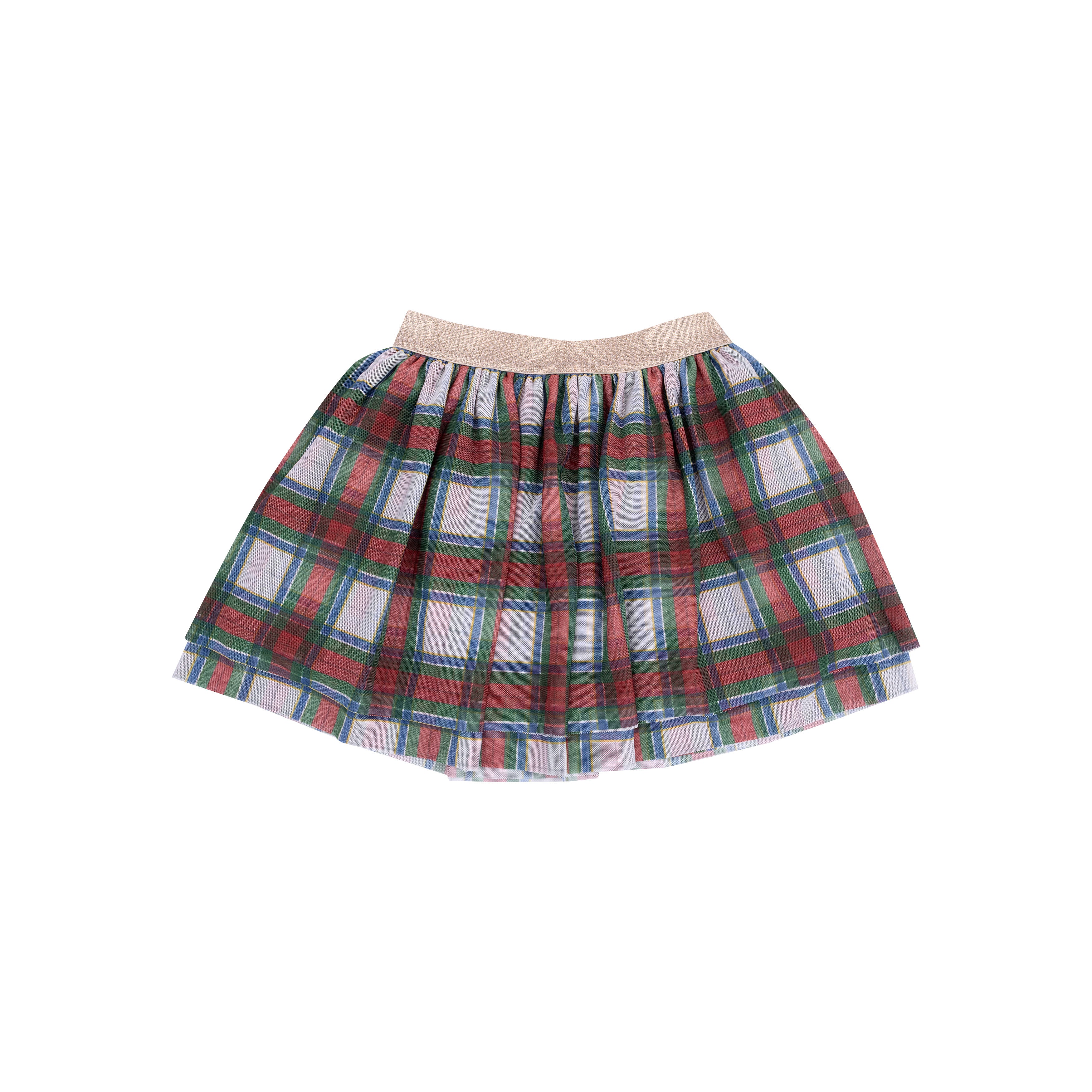 Angel Dear Tutu Skirt | Holiday Plaid
