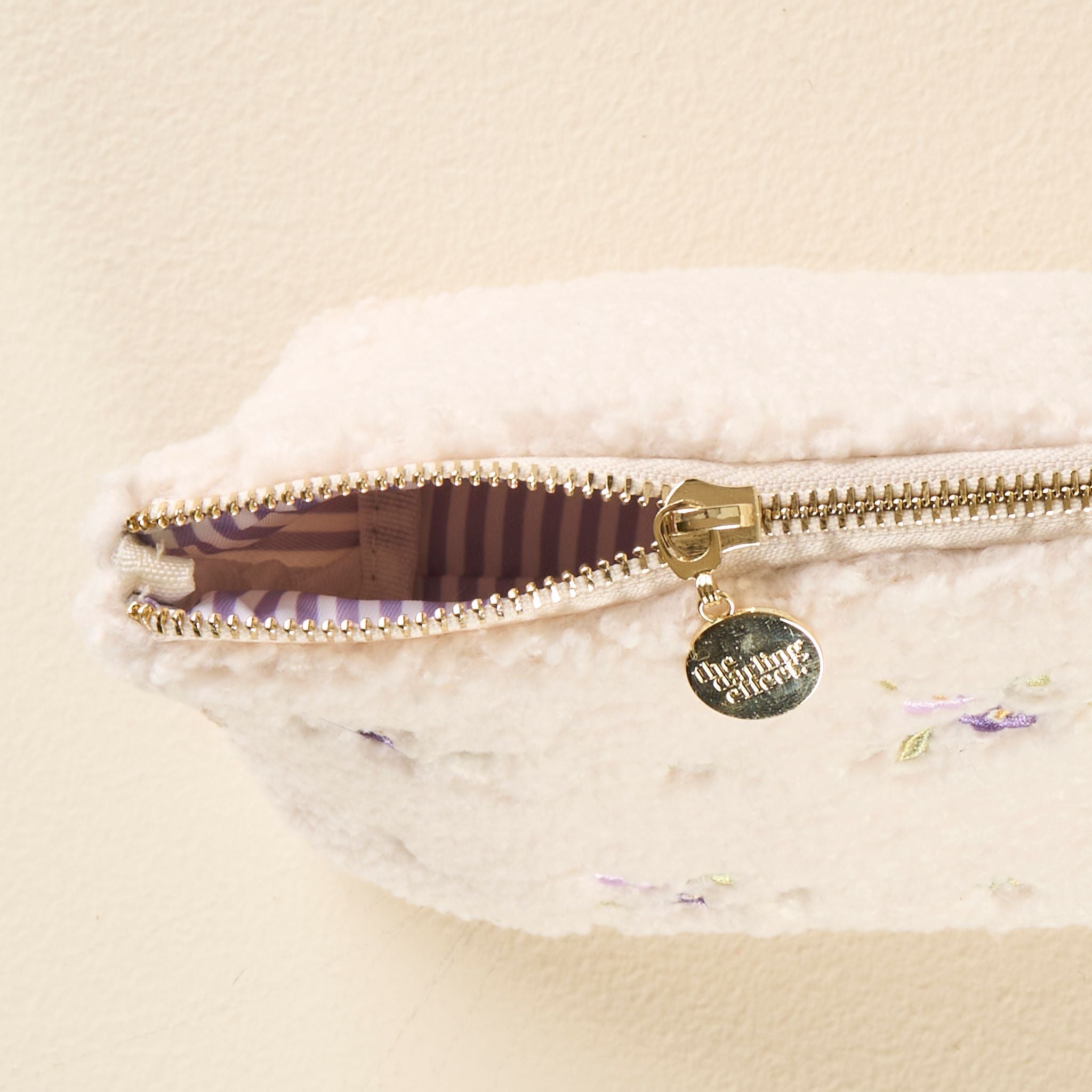 Teddy Pouch | Dainty Floral Purple