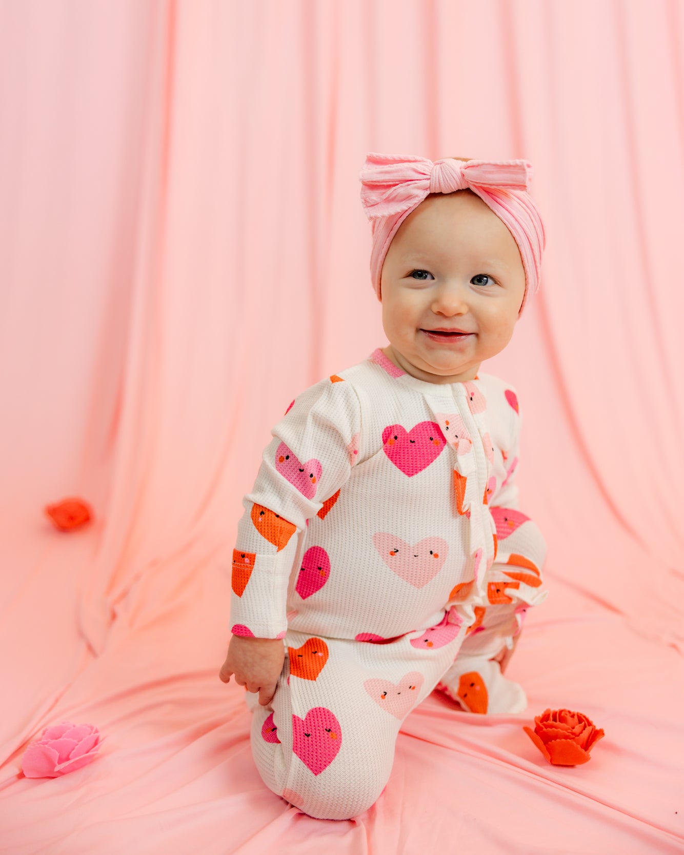 Angel Dear 2 Way Zipper Footie | Happy Hearts