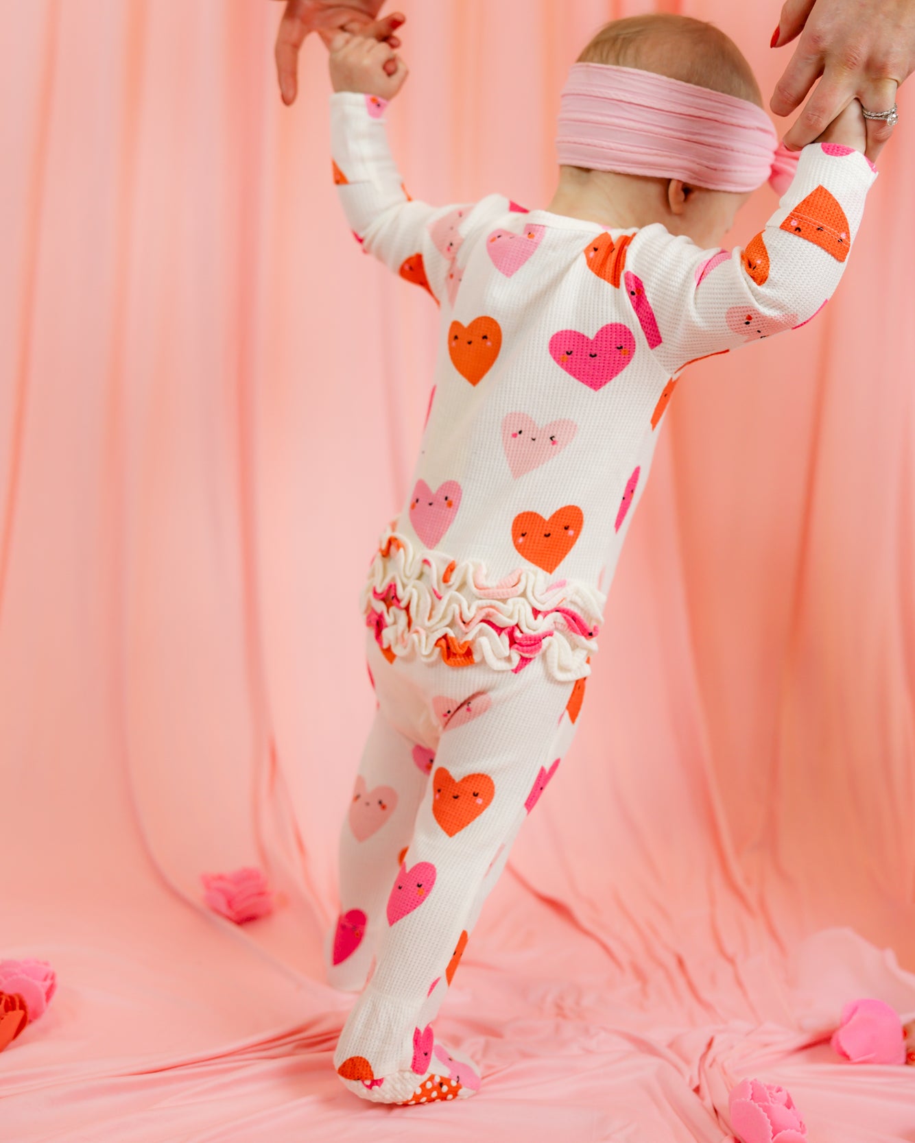 Angel Dear 2 Way Zipper Footie | Happy Hearts