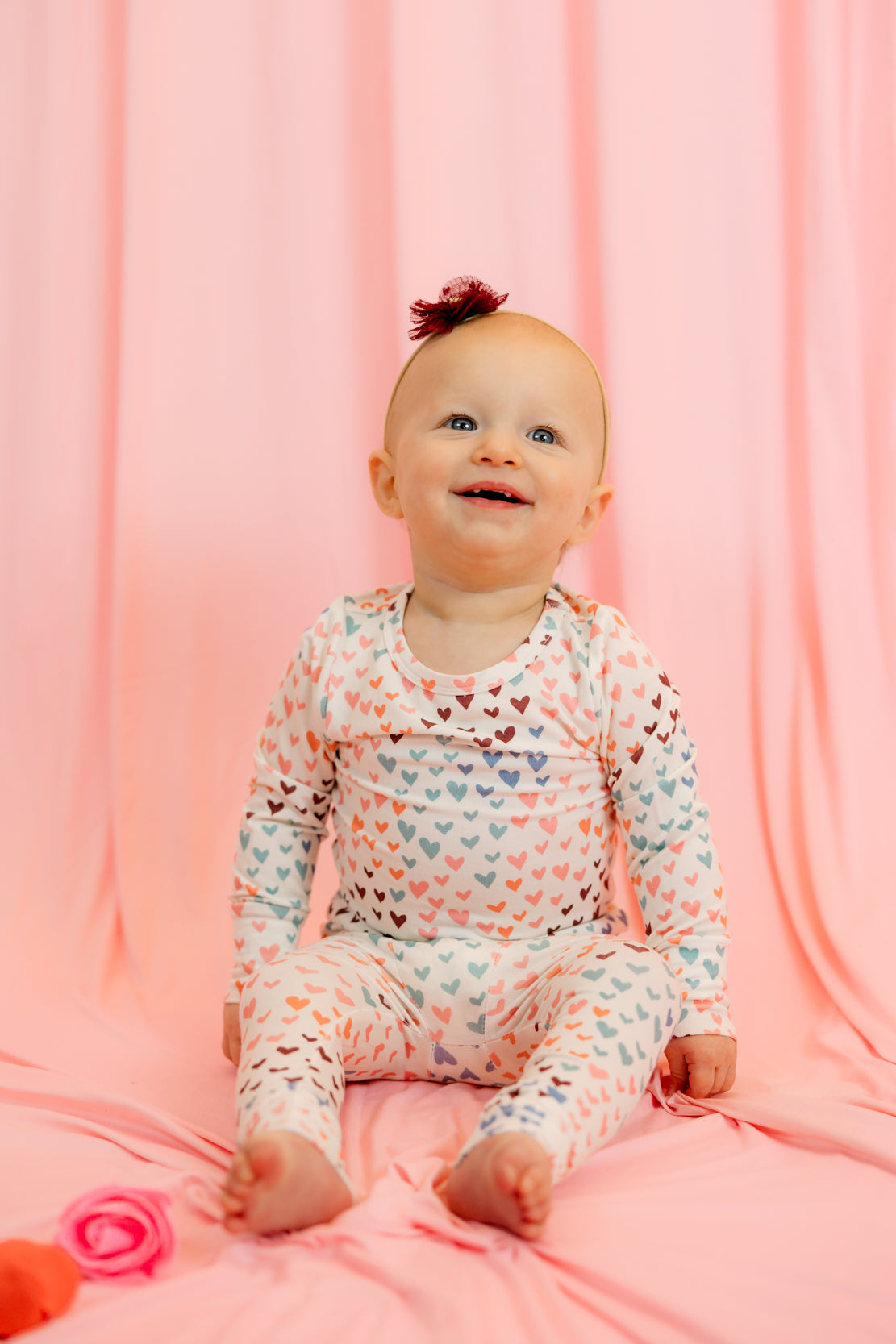Babysprouts Lounge Set | Rainbow Hearts