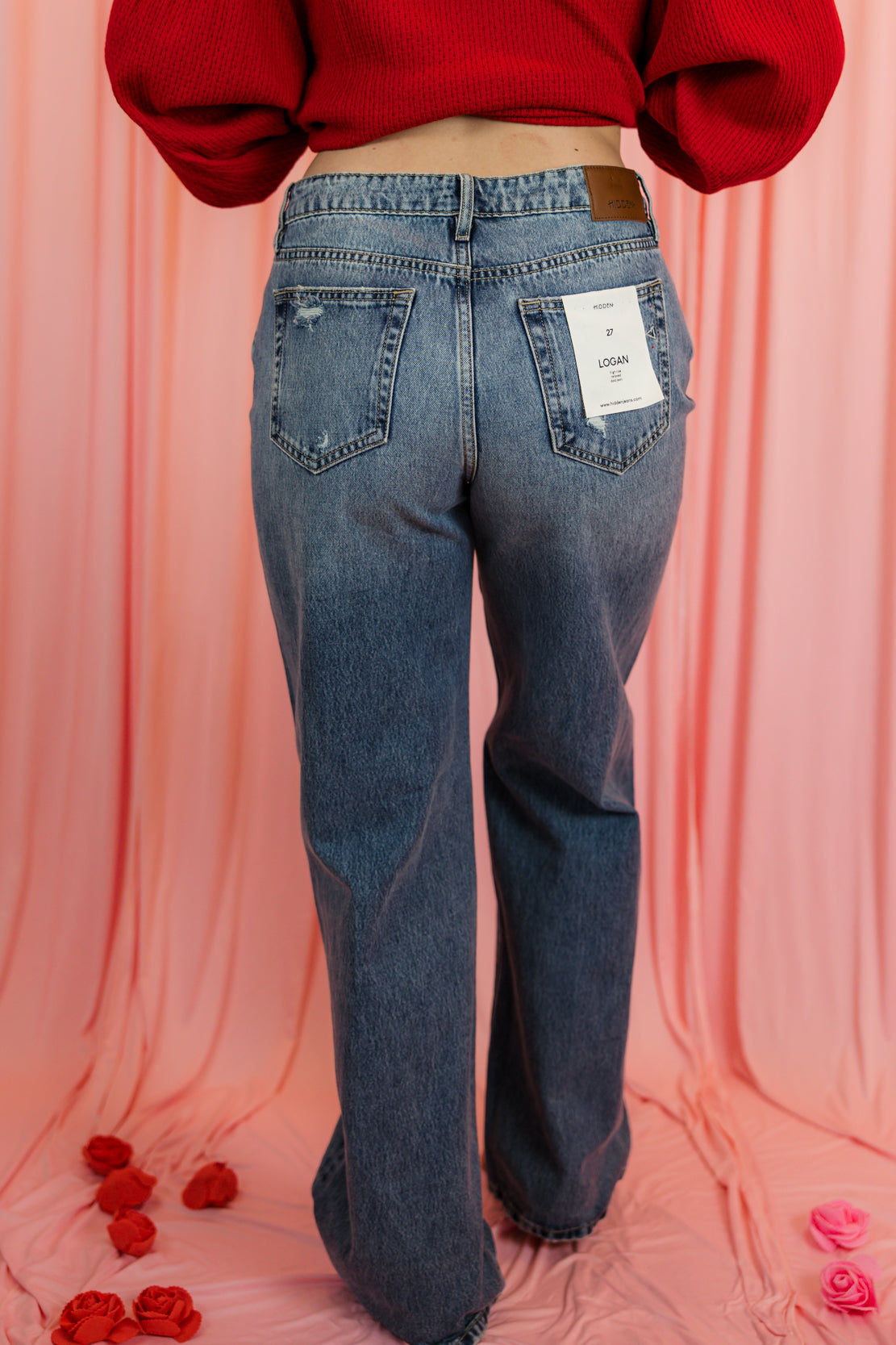 Logan High Rise Dad Jean | Medium Dark