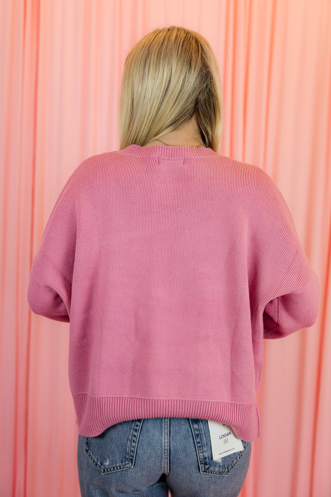 Hailey Drop Shoulder Sweater | Lilac