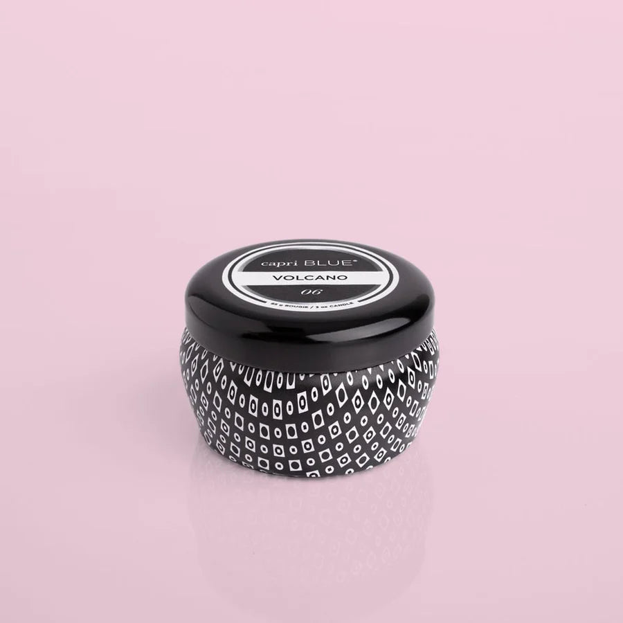 Capri Blue Black Mini Tin 3oz. | Volcano