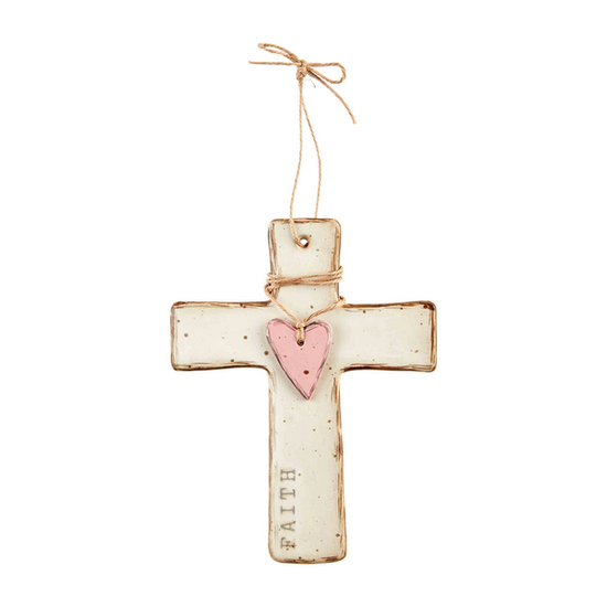 Faith Stoneware Cross