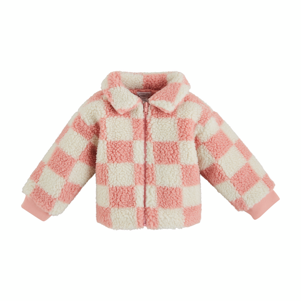 Pink Sherpa Jacket