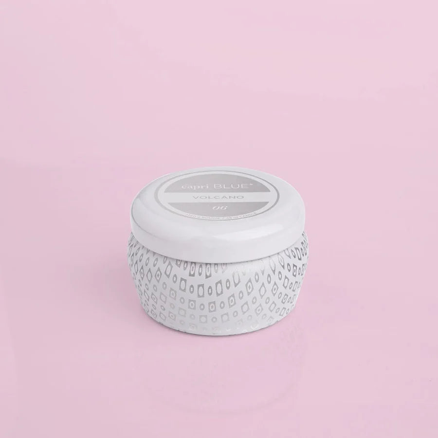 Capri Blue White Mini Tin 3oz. | Vocano