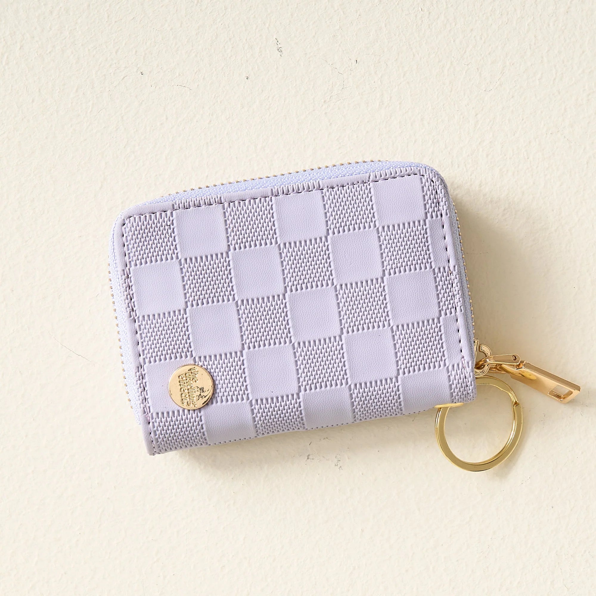 Zip Around Wallet | Periwinkle Check