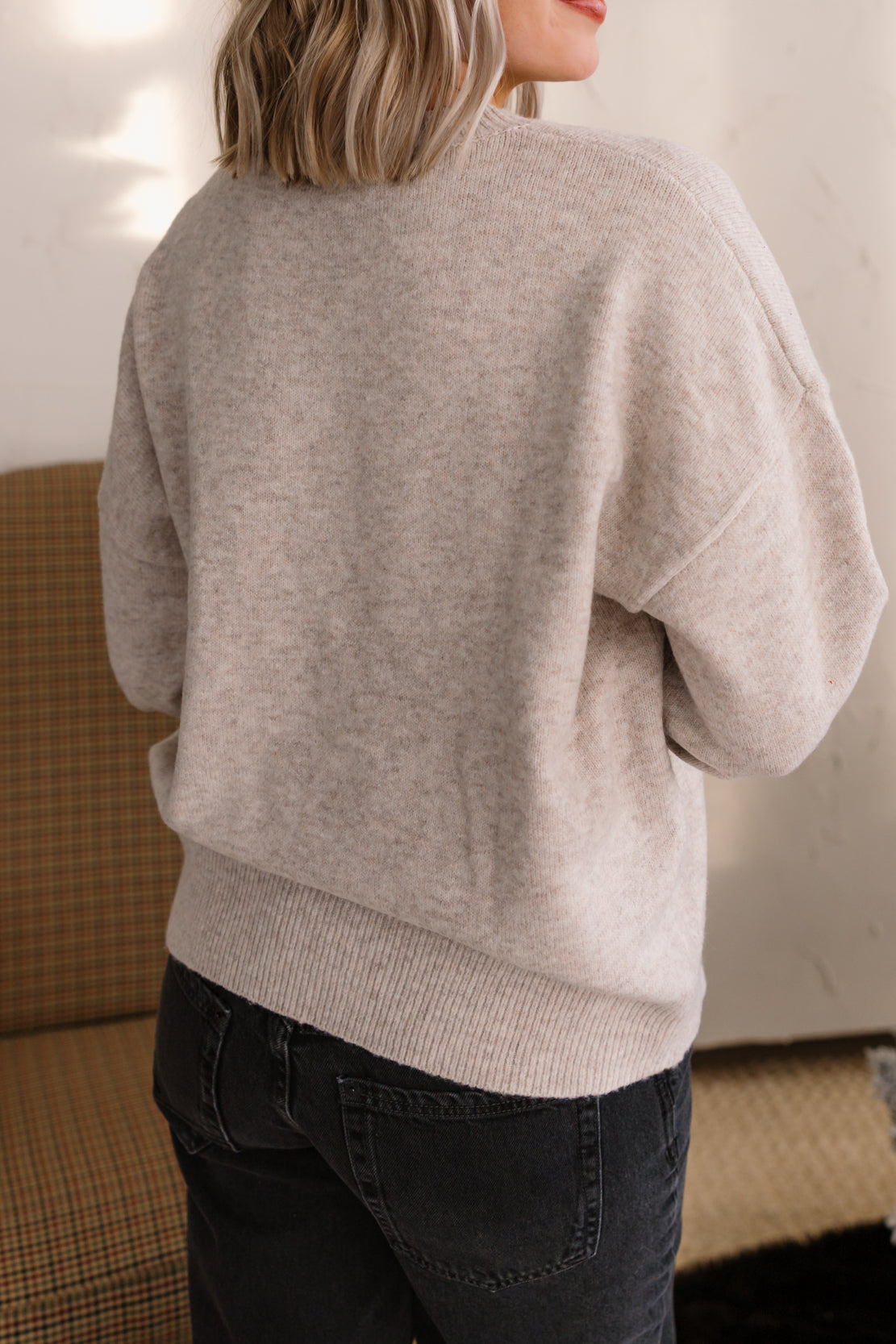 HO HO HO Sweater | Oatmeal