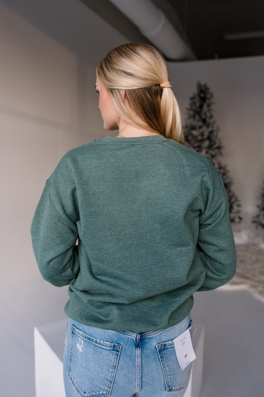 Nutcracker Monochrome Crewneck | Forest