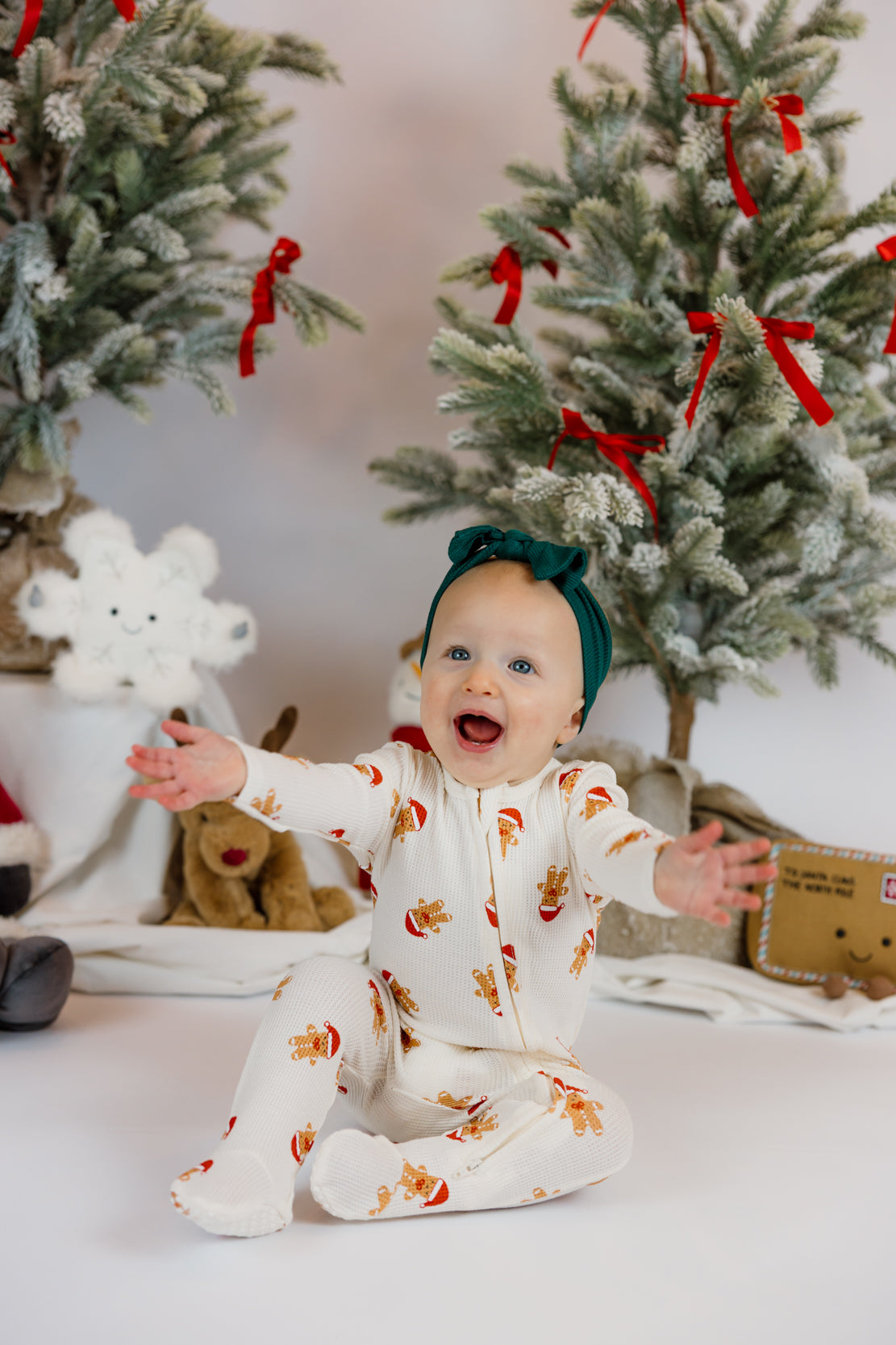 Angel Dear 2 Way Zipper Footie | Gingerbread