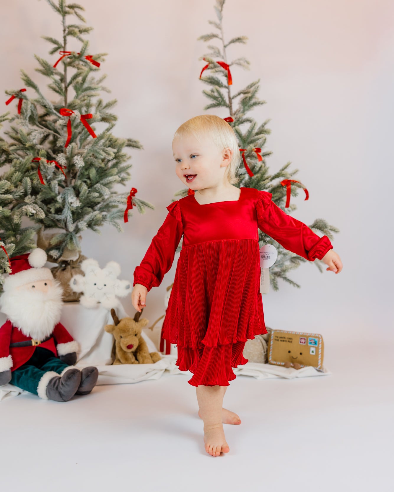 Merry'n Bright Dress | Red