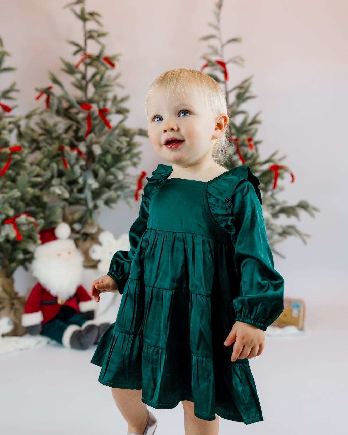 Mistletoe Dress | Green