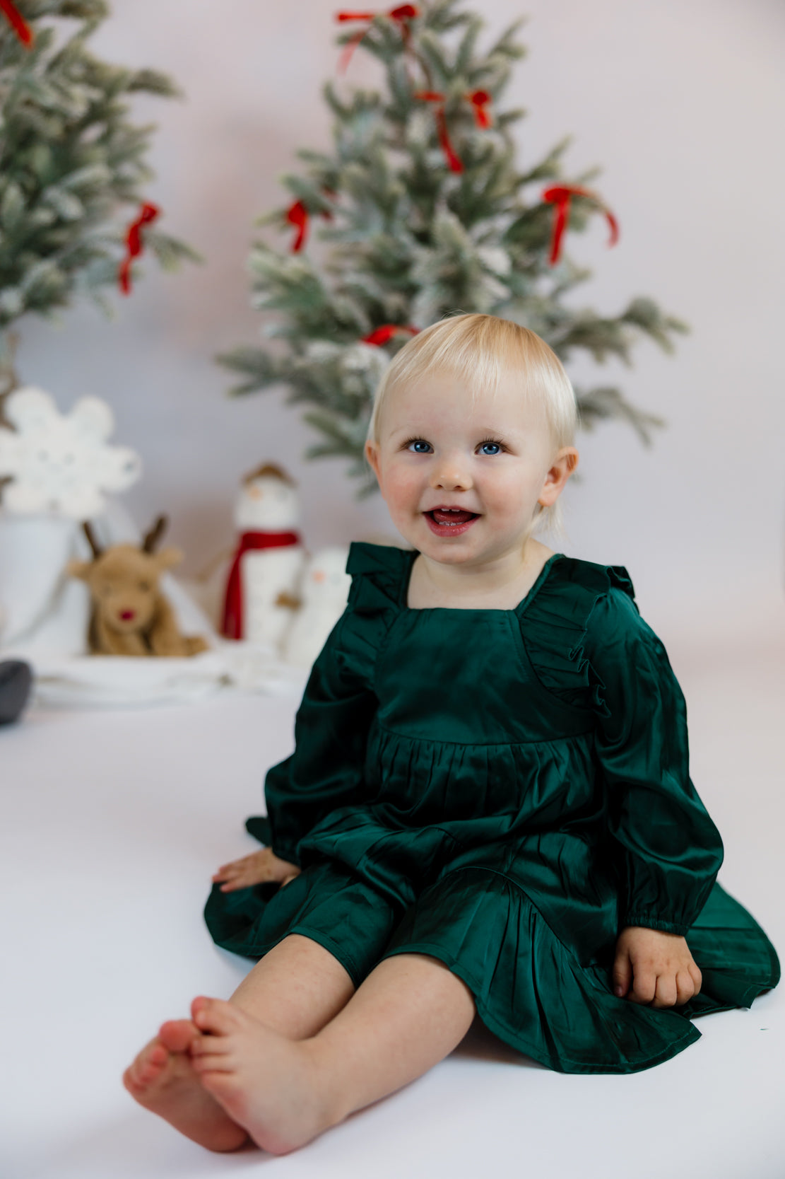 Mistletoe Dress | Green