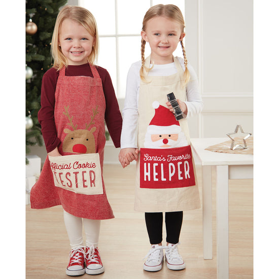 Santa Kids Apron With Cookie Cutter