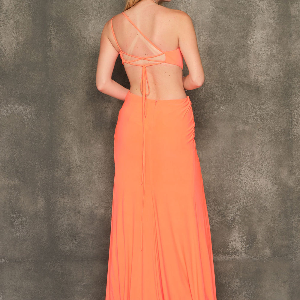 Prom Dress 10974 | Neon Orange