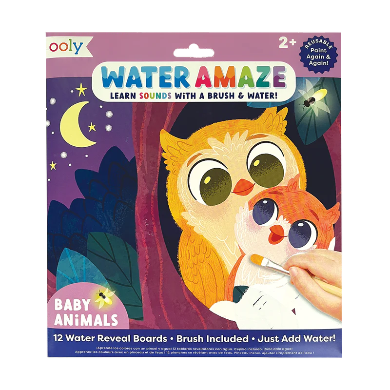 Baby Animals Water Reveal Board