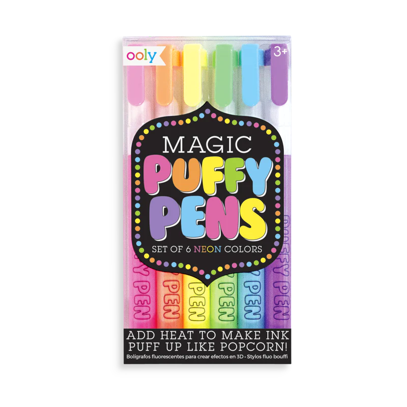 Magic Neon Puffy Pens