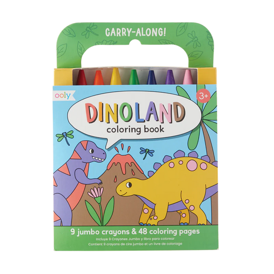 Carry Along Crayon & Coloring Book | Dinoland