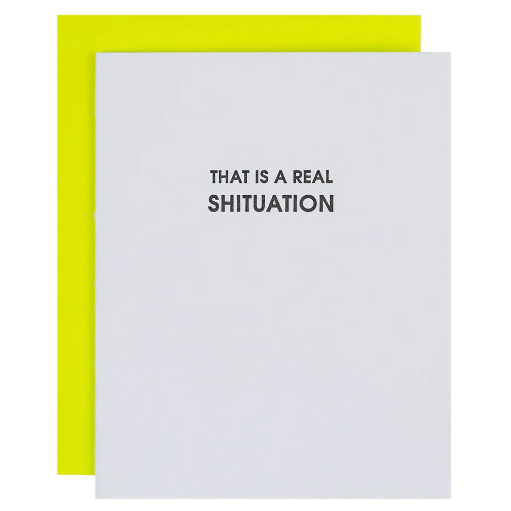 Shituation Letterpress Card