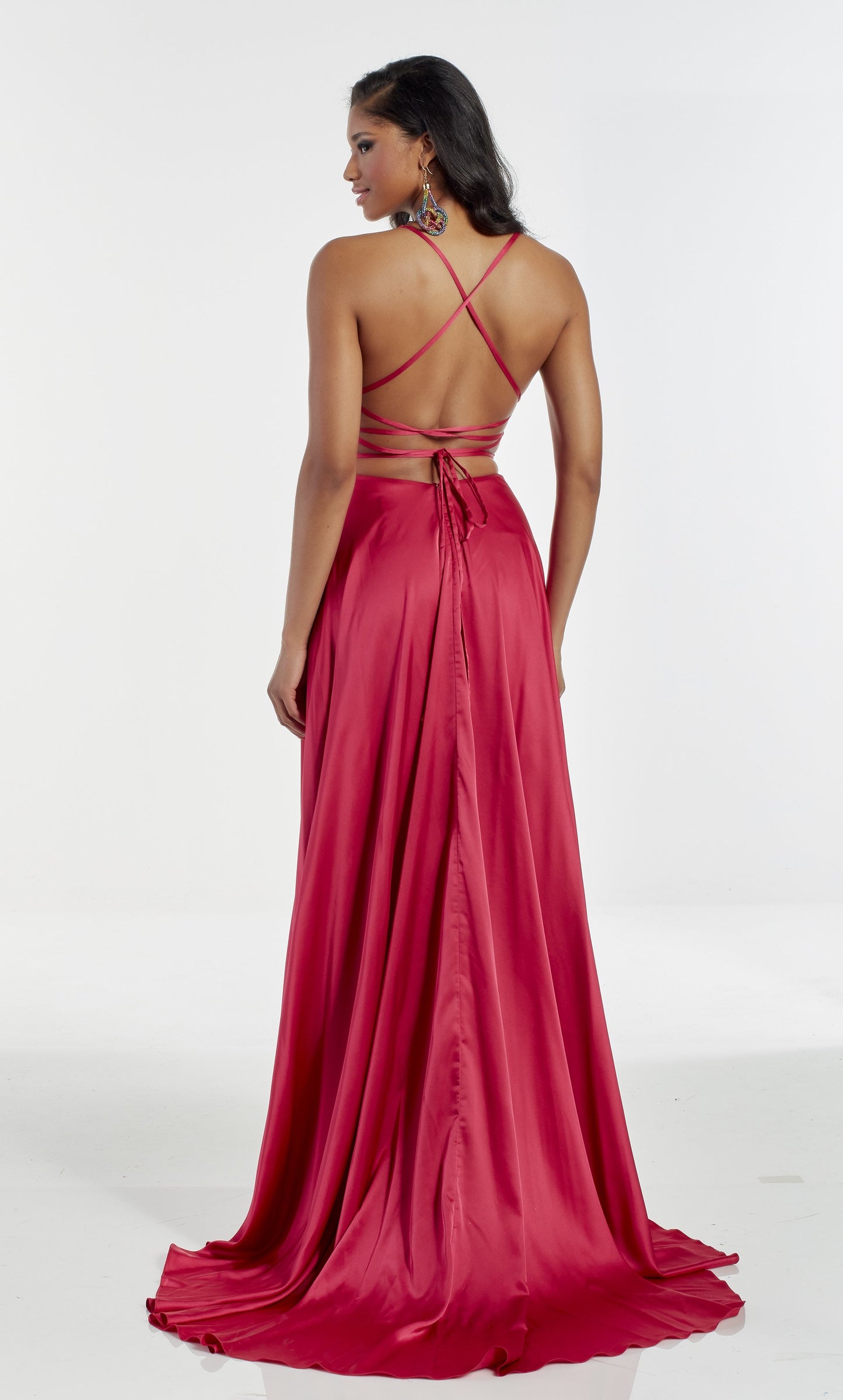 Load image into Gallery viewer, 1624 Prom Dress Fuchsia
