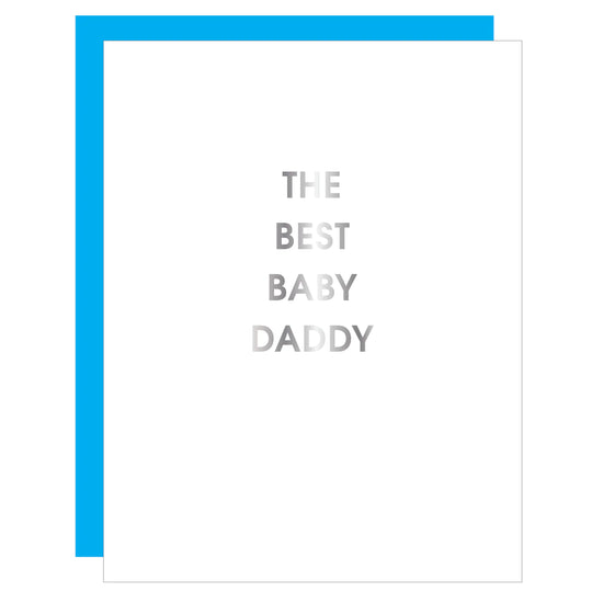 Best Baby Daddy Letterpress Card
