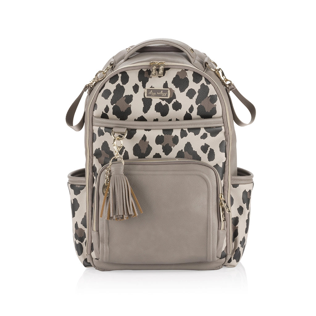 Load image into Gallery viewer, Leopard Boss Plus Backpack Diaper Bag
