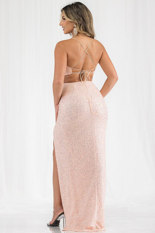 Prom Dress UN2122 | Pink