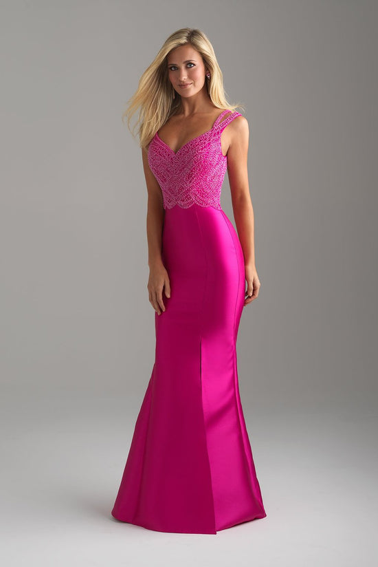 18-617 Prom Dress Fuchsia, Royal