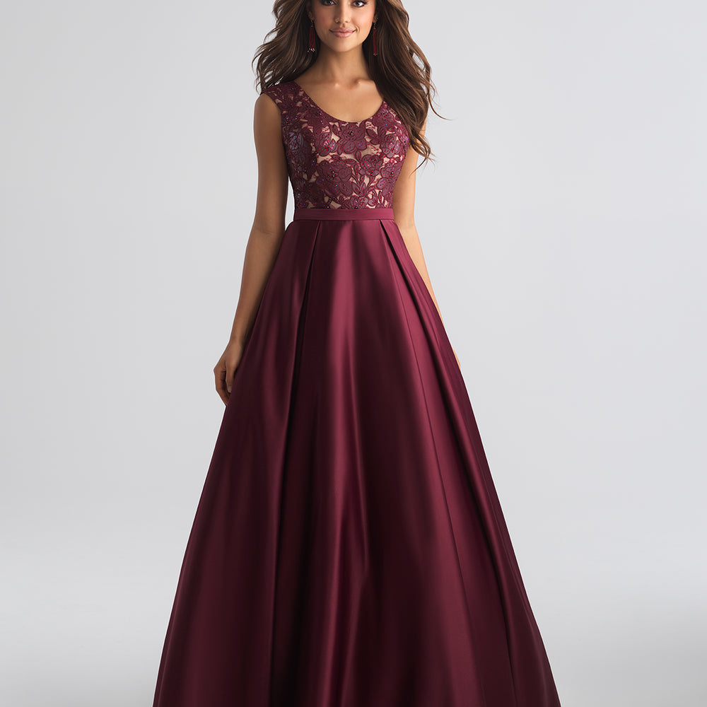 18-654 Prom Dress Wine