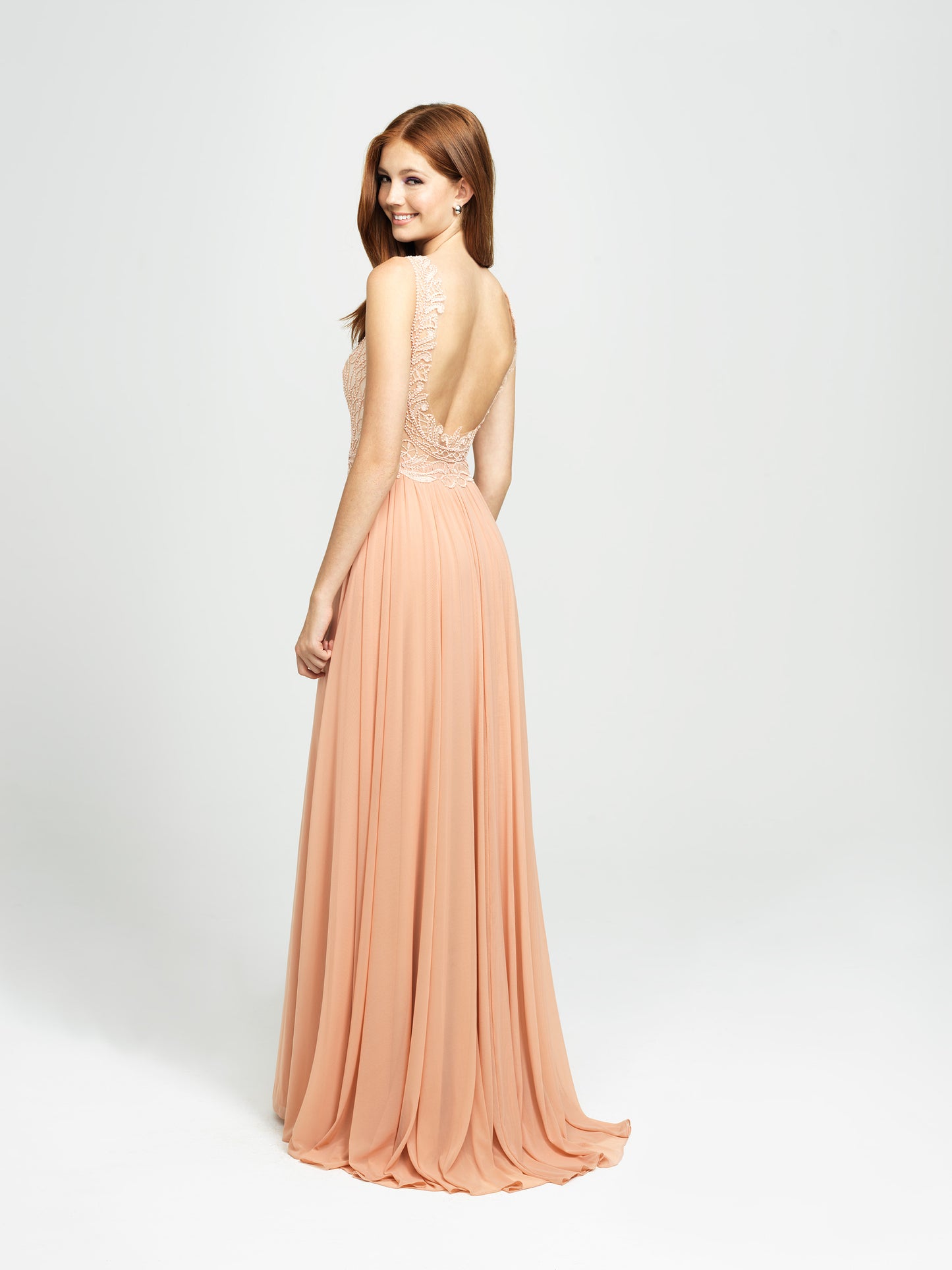 19-108 Prom Dress Champagne