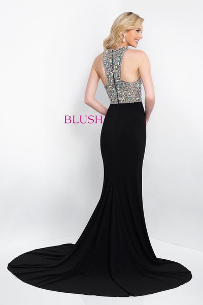 Load image into Gallery viewer, C1019 Prom Dress Black
