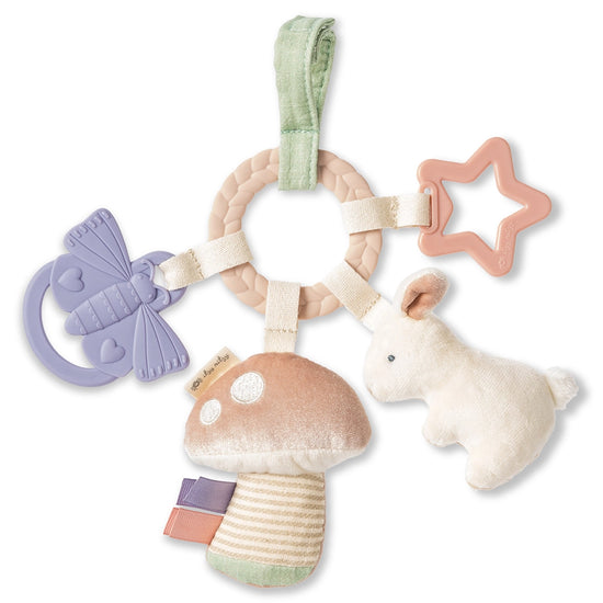 Bitzy Busy Ring Teething Toy | Bunny