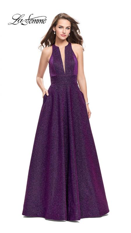 26073 Prom Dress Purple