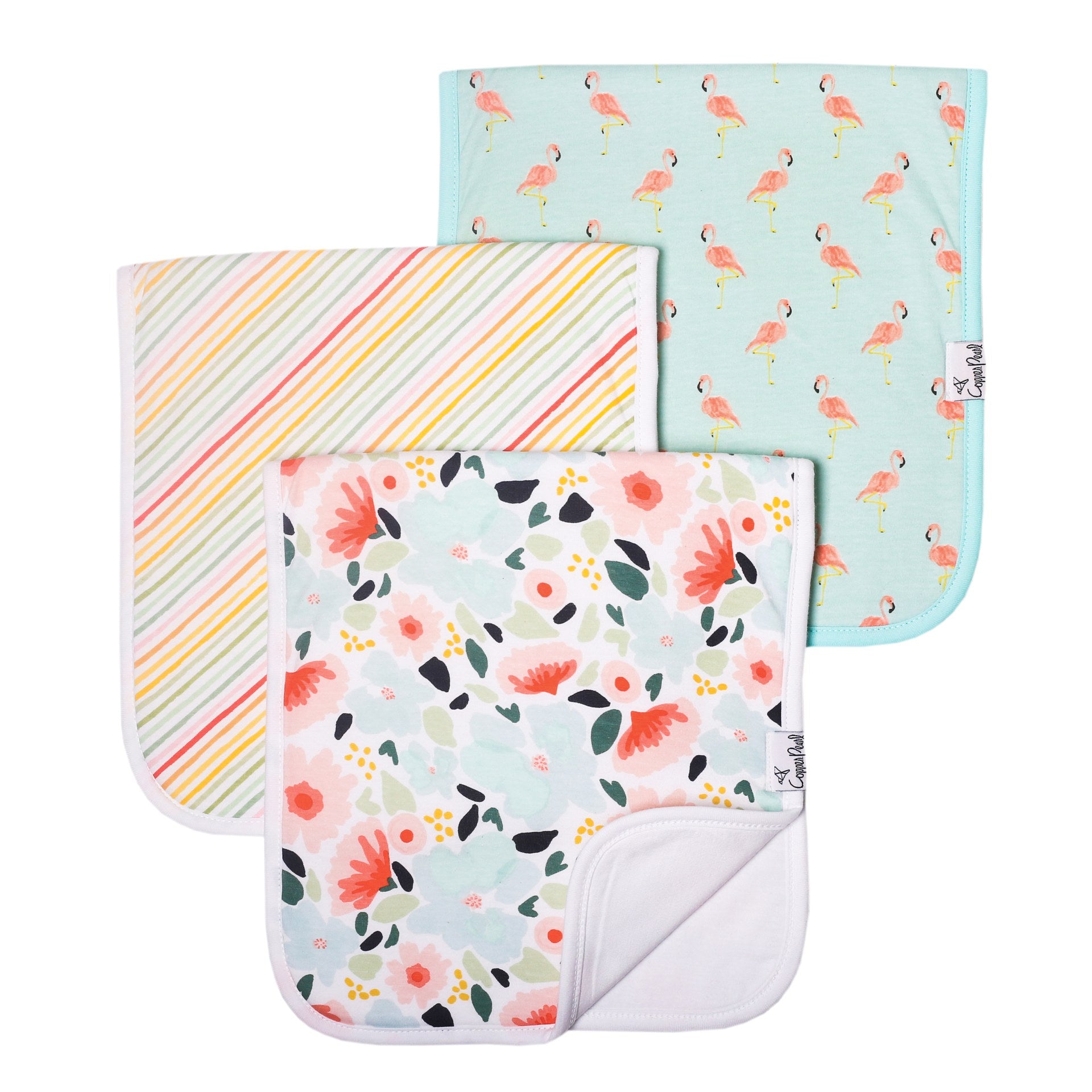 Copper Pearl Burp Cloth Set | Leilani