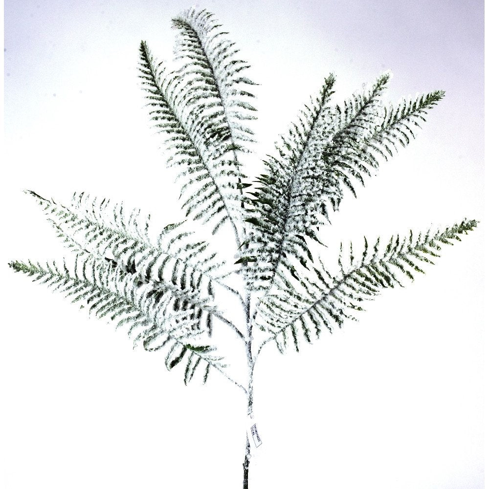 279622 39" Iced Fern Stem