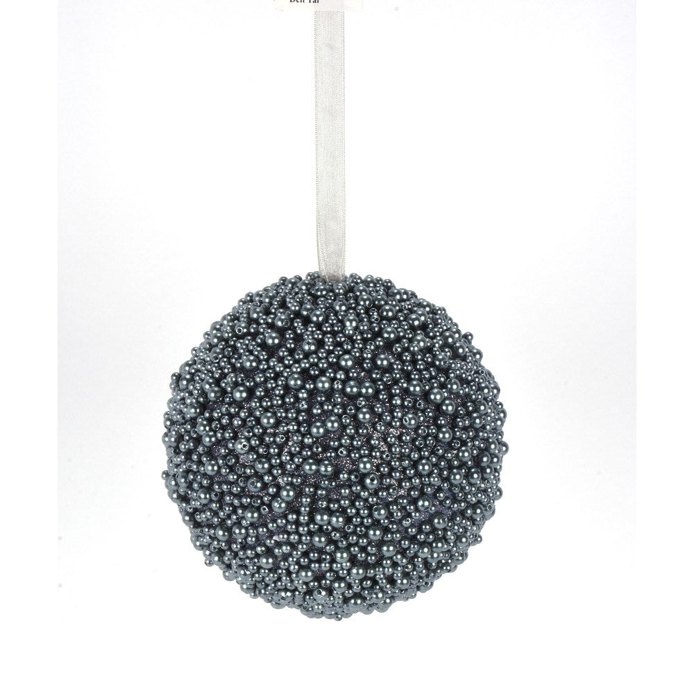 279836 5" Beaded Ball Ornie
